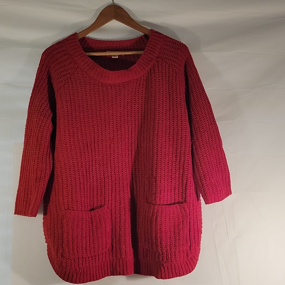 Lady's Red Sweater